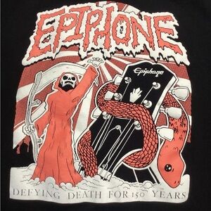 Gibson Black and Red Graphic Tee (SIZE L and XL)